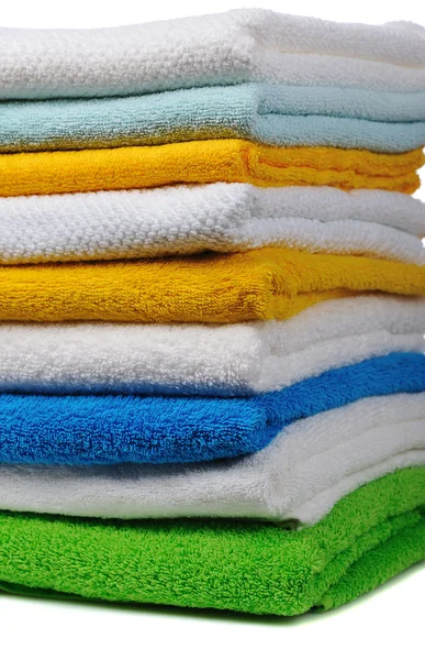堆毛巾 — 图库照片