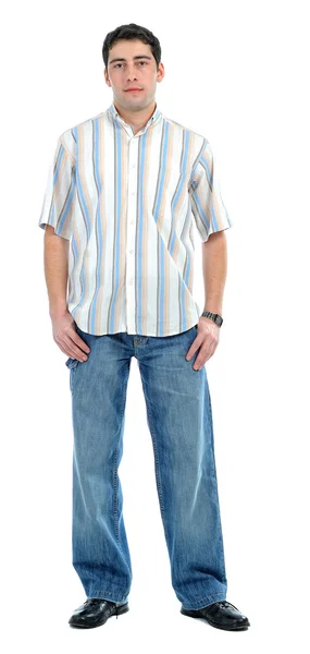 stock image Portrait of a casual young man