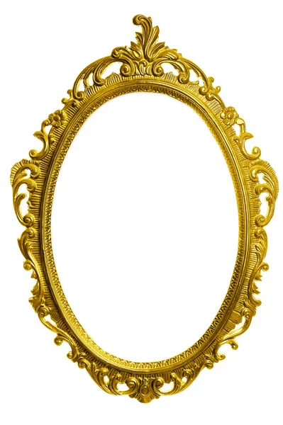 Antique golden carved frame — Stock Photo, Image