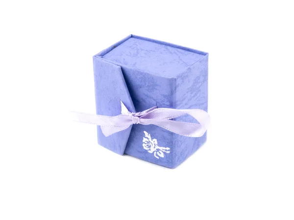 Lilac giftbox — Stock Photo, Image