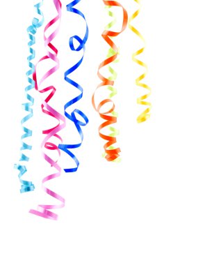 Colorful ribbons clipart