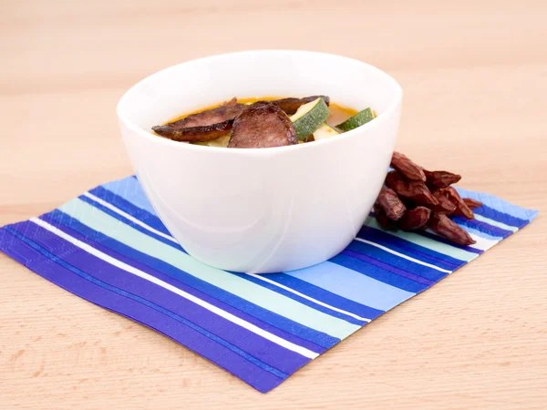 おいしい自家製ピリ辛スープ — ストック写真