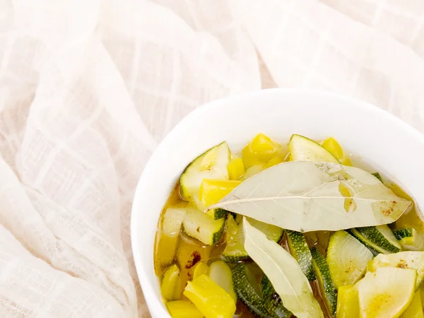 stock image Bowl of vegetarian soup