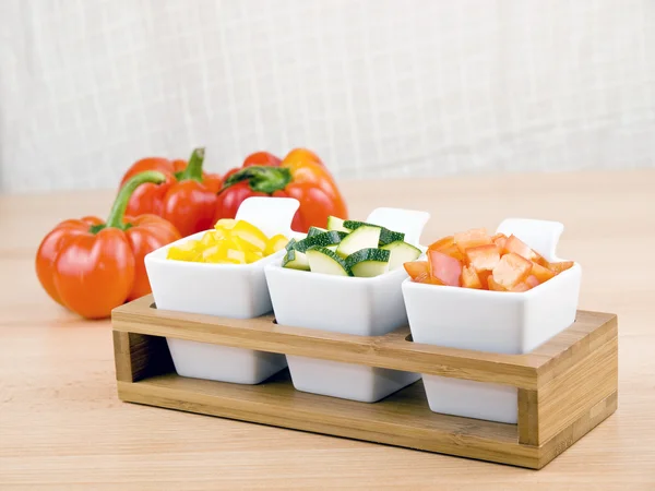 Healthy snack - fresh vegetable — Stock Photo, Image