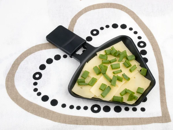 Raclette Pan With Cheese - Party Food — Stock Photo, Image