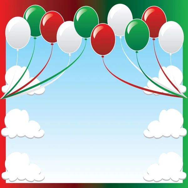 Weihnachten Ballon Hintergrund — Stockvektor