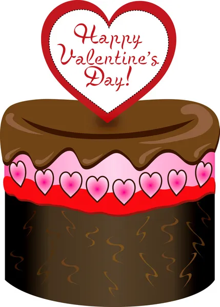 Vector Illustration Six Different Valentine Sweets — Stock Vector