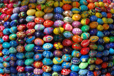 birçok renk parlak yumurta