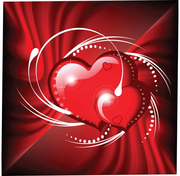 Aftelkalender Voor Valentijnsdag Het Feest Van Valentijn Vakantie Kaarten — Stockfoto