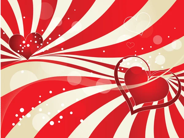 Beautiful Red Heart Valentine Day Illustration — Stock Photo, Image