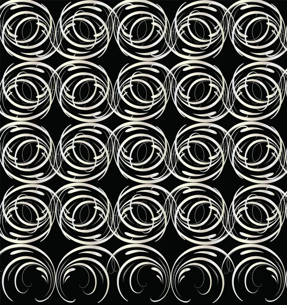 Gotische stijl zwart-wit naadloze geïllustreerde behang — Stockfoto