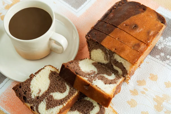 stock image Cake with coffee