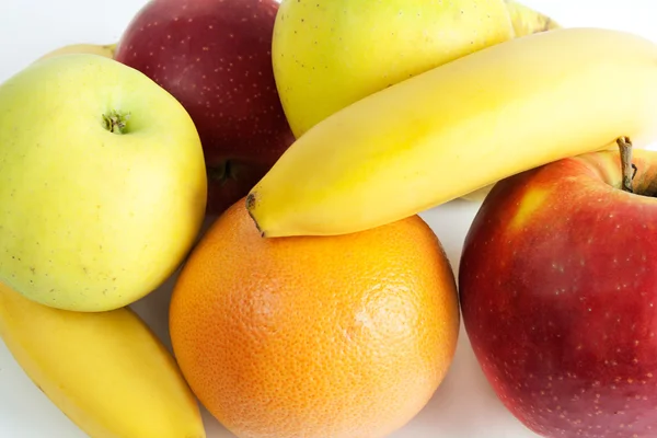 stock image Includes banana, apple, orange, grapefruit and mandarin.