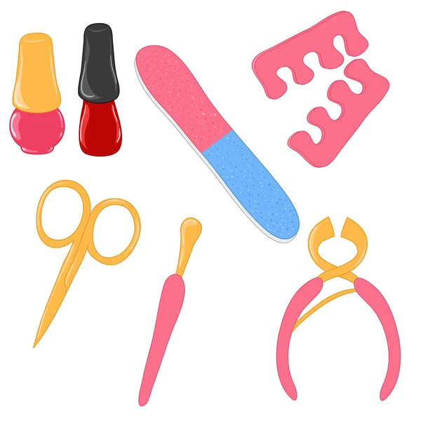 Utensili per manicure e pedicure — Foto Stock