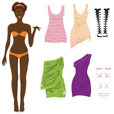 Paper doll clipart