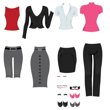 Office clothes clipart