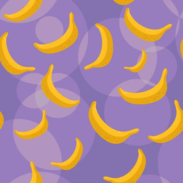 Bananas sem costura — Vetor de Stock