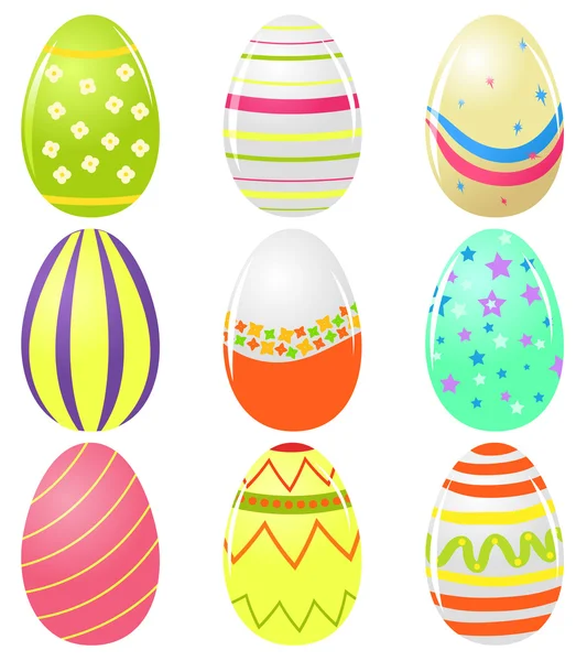 Vector huevos de Pascua — Archivo Imágenes Vectoriales