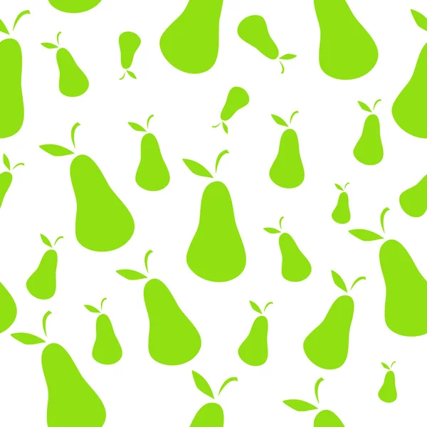 Enkla sömlösa päron bakgrund — Stock vektor