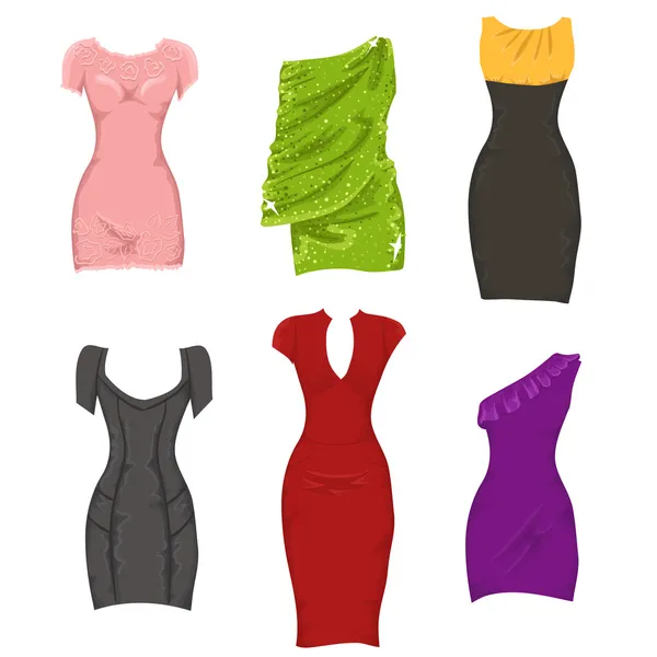 Жіночі сукні — стоковий вектор