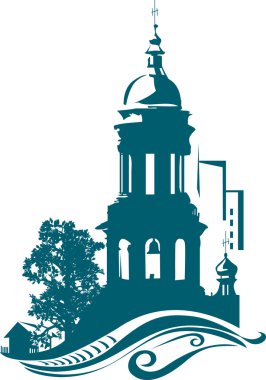 Church belltower clipart