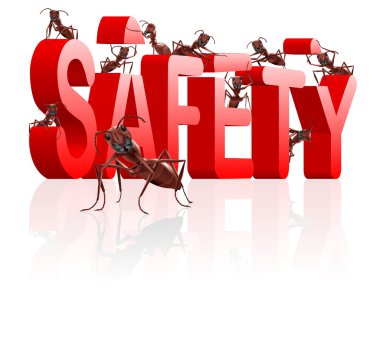 Safety building protect and secure clipart