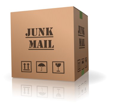 Junk mail spam clipart