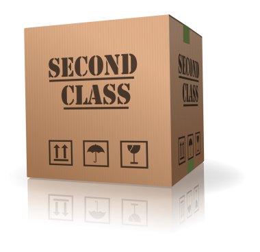 Second class delivery clipart