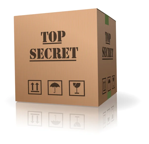 Top secret package — Stock Photo, Image