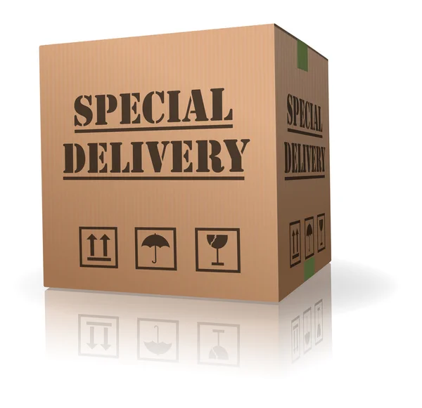 Ważne przesyłki specjalne dostawy — Zdjęcie stockowe