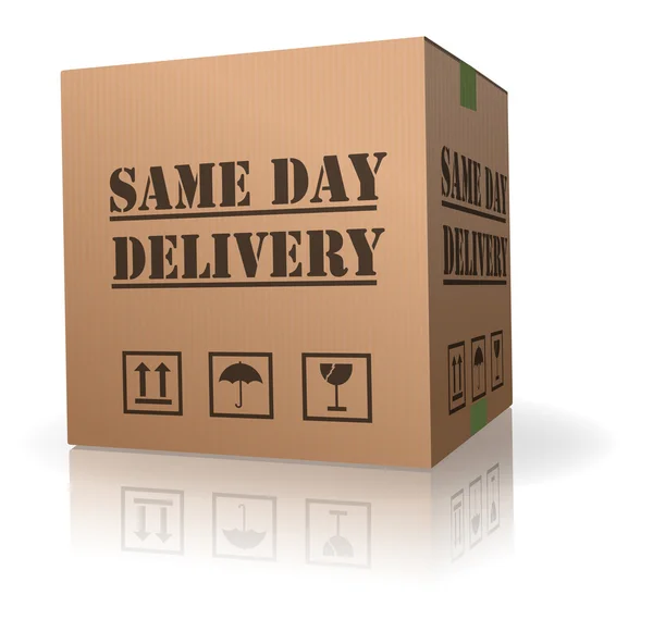 Same day delivery — Stock Photo, Image
