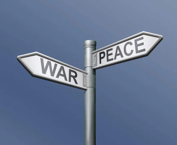 Háború béke — Stock Fotó