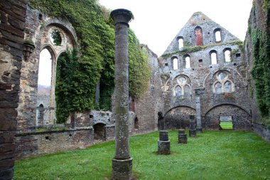 Abbey ruins Villers la ville Belgium clipart