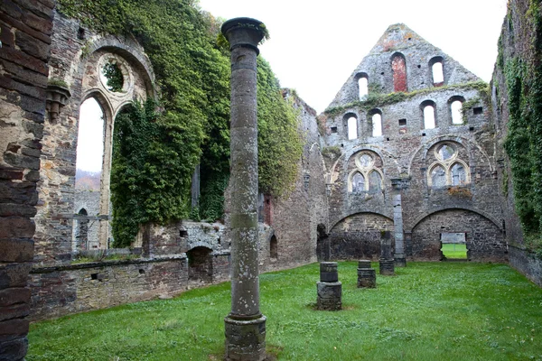 Rovine dell'abbazia Villers la ville Belgio — Foto Stock