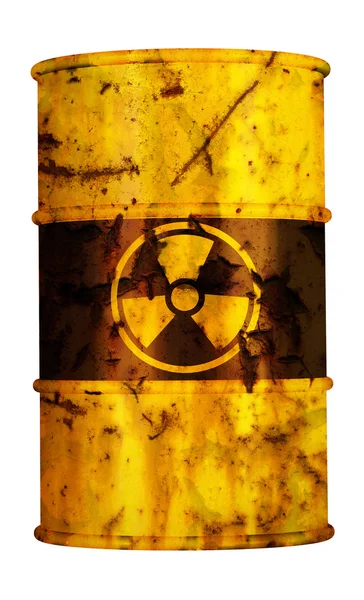 Rifiuti nucleari a barile — Foto Stock