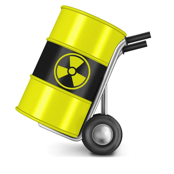 Радиоактивные отходы — стоковое фото