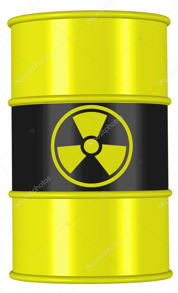 Barrel nuclear waste