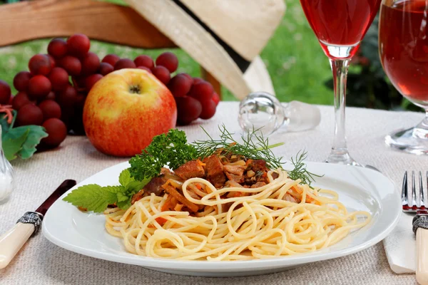 Spaghetti bolognese. — Zdjęcie stockowe