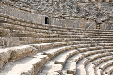 Antik Roma amfi tiyatro aspendos, antalya, Türkiye.