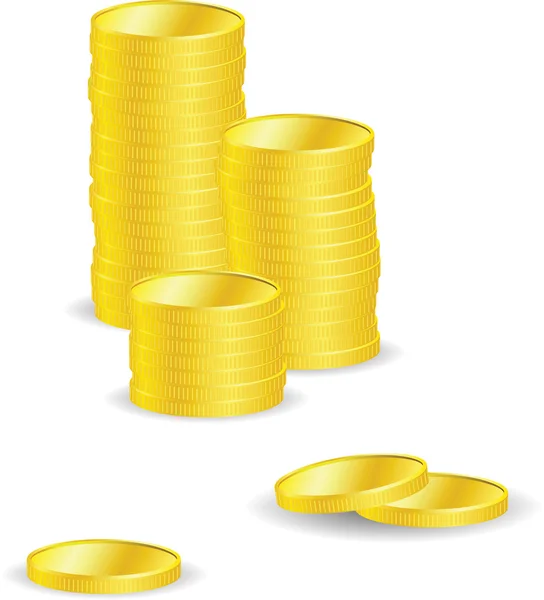 Vektormünzen — Stockvektor