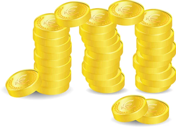Διάνυσμα κέρματα — Διανυσματικό Αρχείο