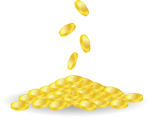 Golden coin — Stock Vector