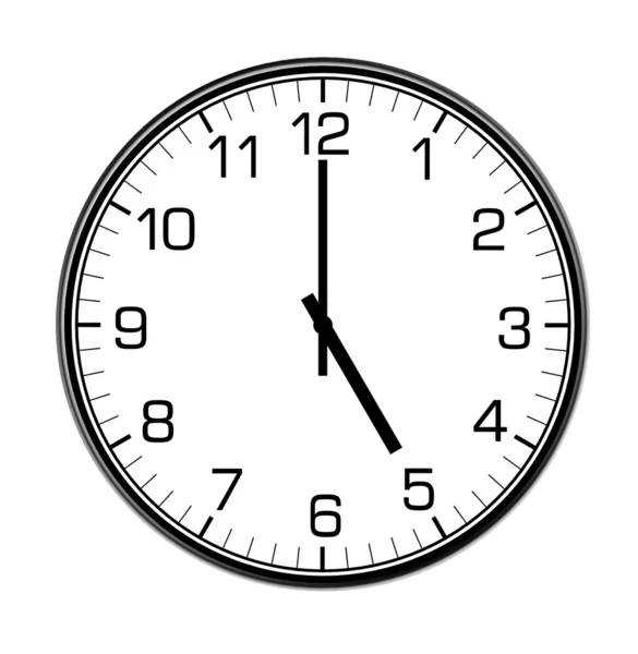 Klasyczne Ścienny zegar na ścianie — Zdjęcie stockowe