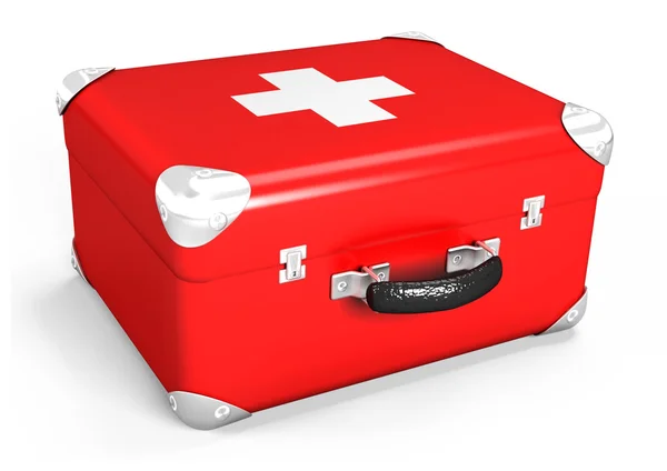 3d медицинская коробка — стоковое фото