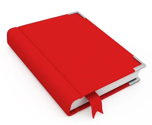 stock image 3d book with a blank cover