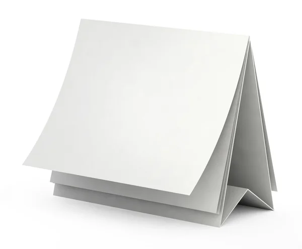 3d forma branca em branco — Fotografia de Stock