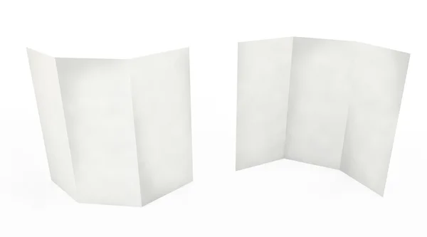 3d forma branca em branco — Fotografia de Stock