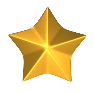 estrella de oro 3D3D altın yıldız