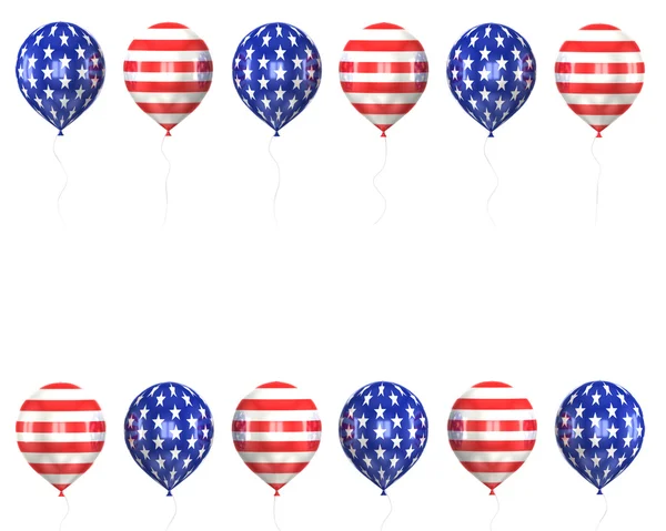 Bolas com símbolos dos EUA . — Fotografia de Stock