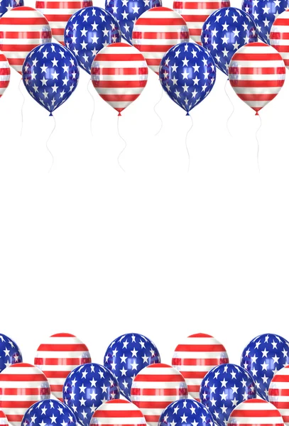 Bolas con símbolos de los EE.UU. . — Foto de Stock